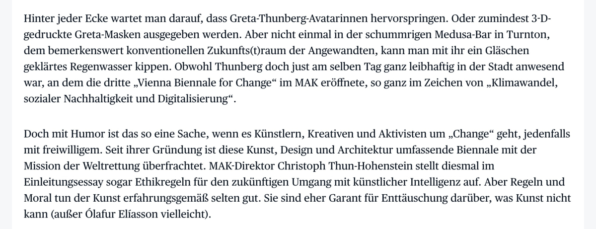 Die Presse: Change was our only Chance 3 snip