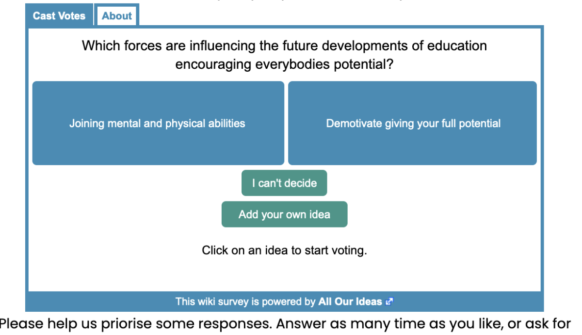 Education for achieving full potential