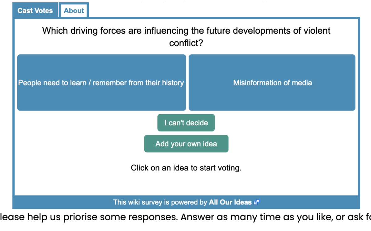 Violent conflict