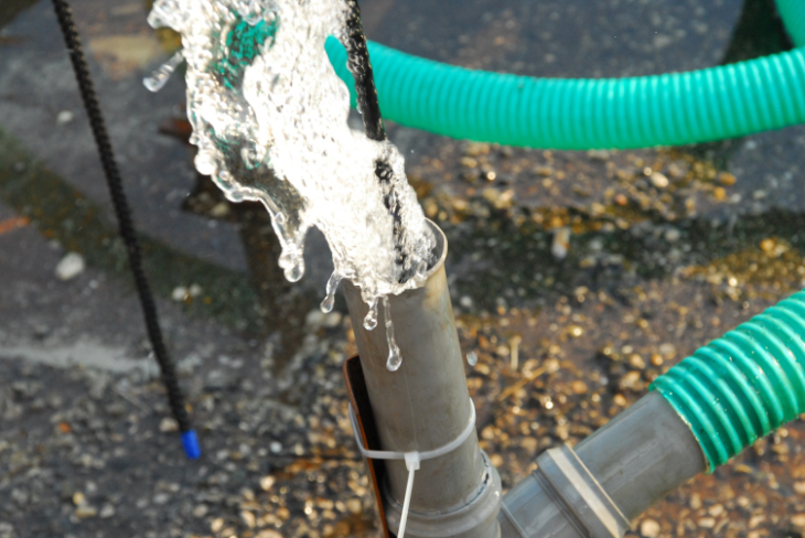 Rope Pump in connection with the windmill