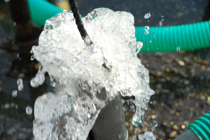 Rope Pump in connection with the windmill